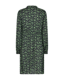202182 - Adney - korte jurk met bloem-blad dessin
