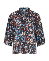 202315 - Avelon - plisse blousetop met dessin