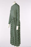 80083 - Travelkwaliteit jurk met dessin en plisserok