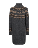 202808 - Merla jurk met col en scandinavisch dessin