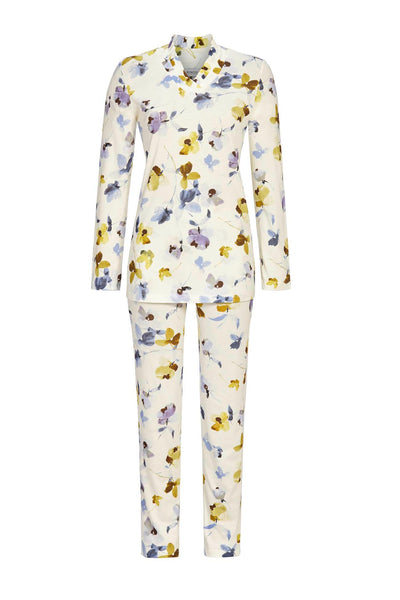 3511240 - Katoen modal pyjama met bloem dessin