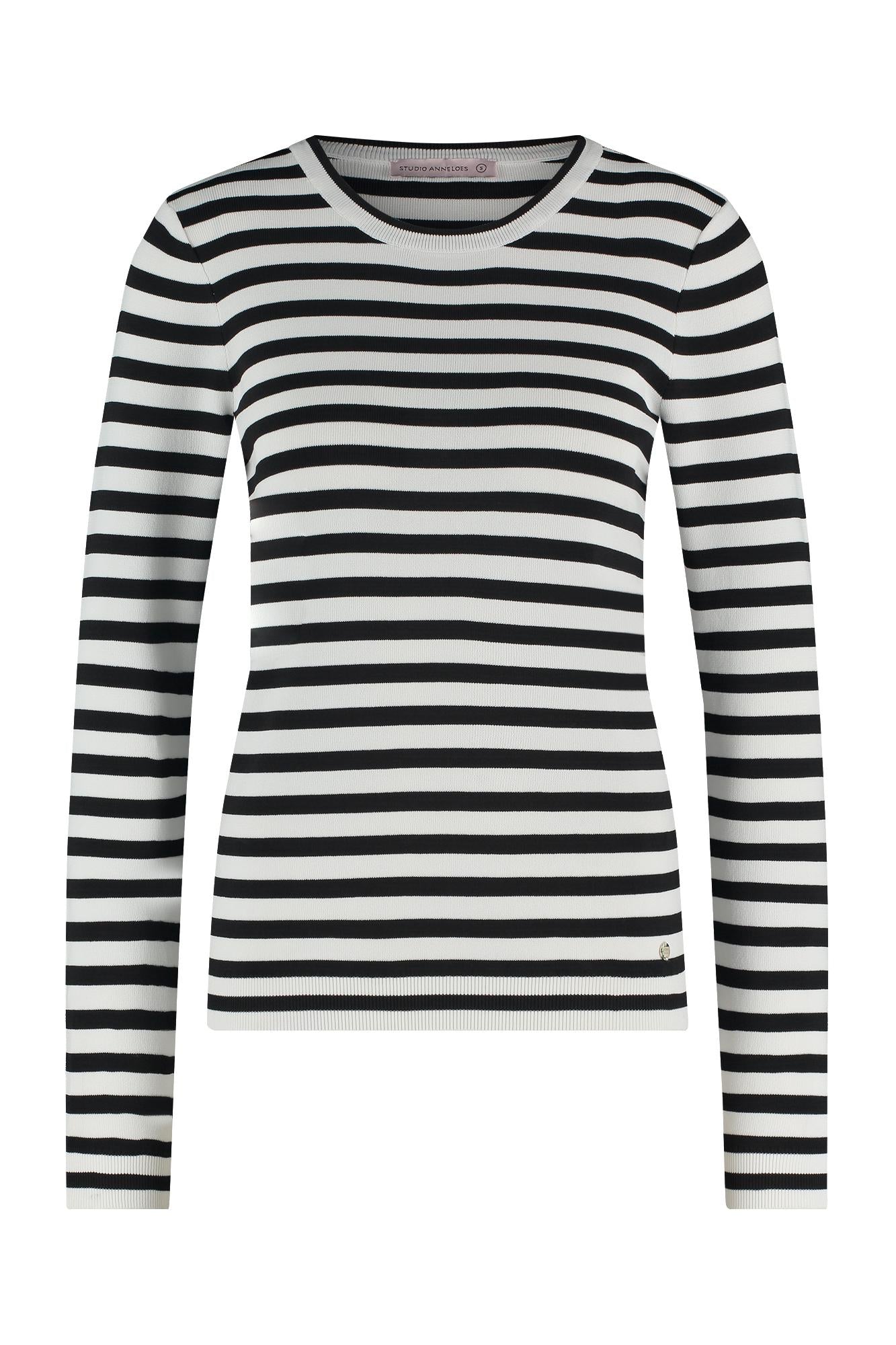 91500 - Luna stripe pullover - met ronde hals