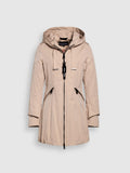 CSN09.20.241 - Halina - matte coat met mouwdetail 80cm