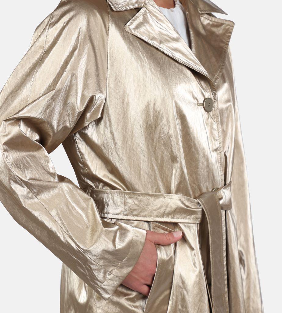 30135 6593 - Metallic trenchcoat 95cm