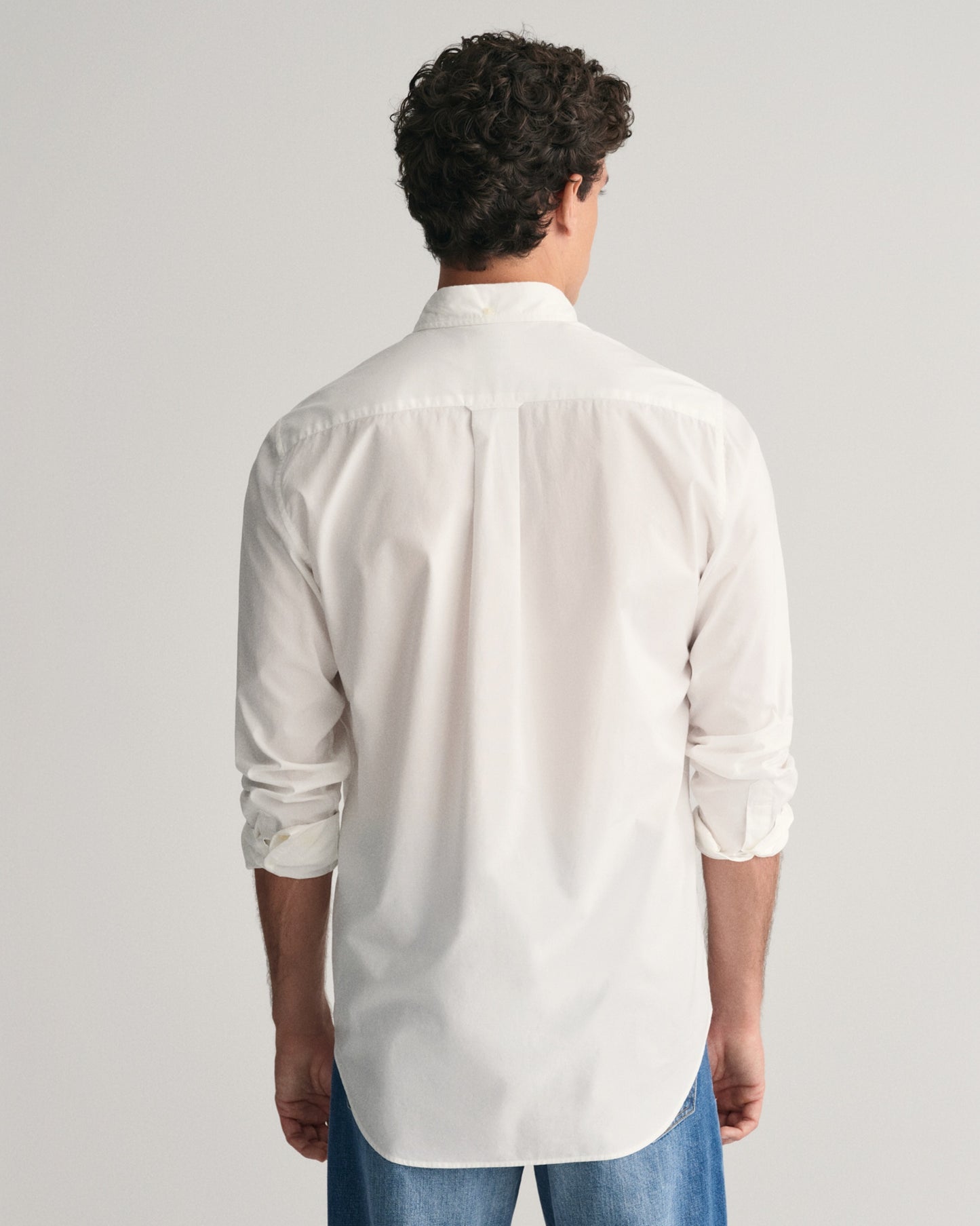 3000100 - poplin shirt in een regualr fit