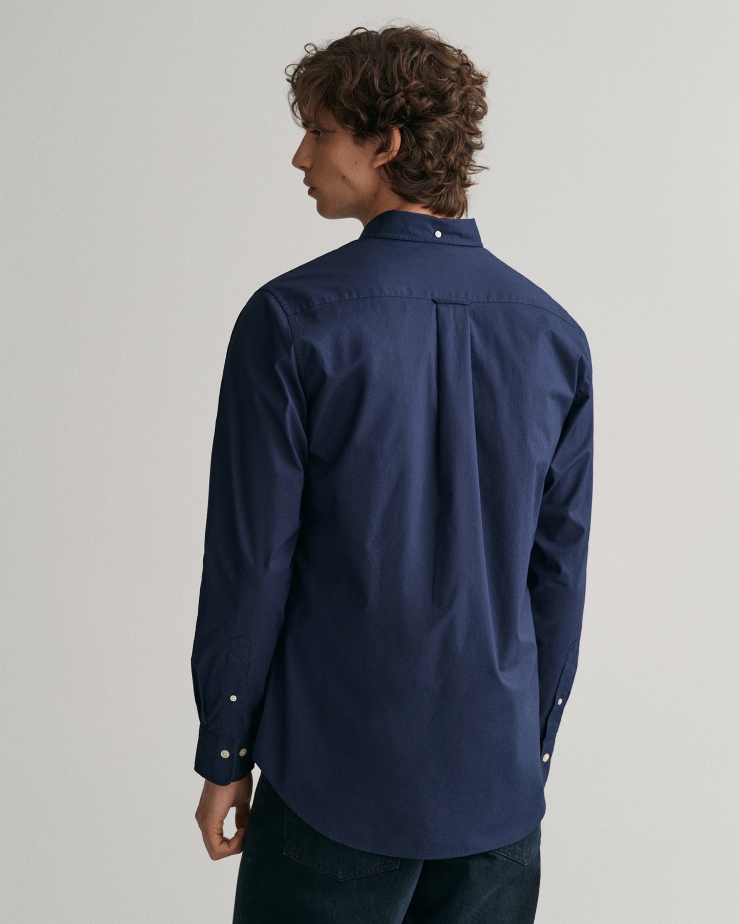 3000100 - poplin shirt in een regualr fit