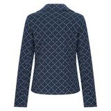 0401103608 - Monroe sweater blazer met dessin
