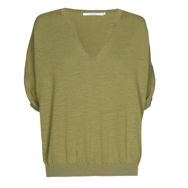 28728-02 - ROMIN - uni linnen blouson shirt