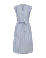 204199 - Sucre korte mouwloze jurk met streepdessin