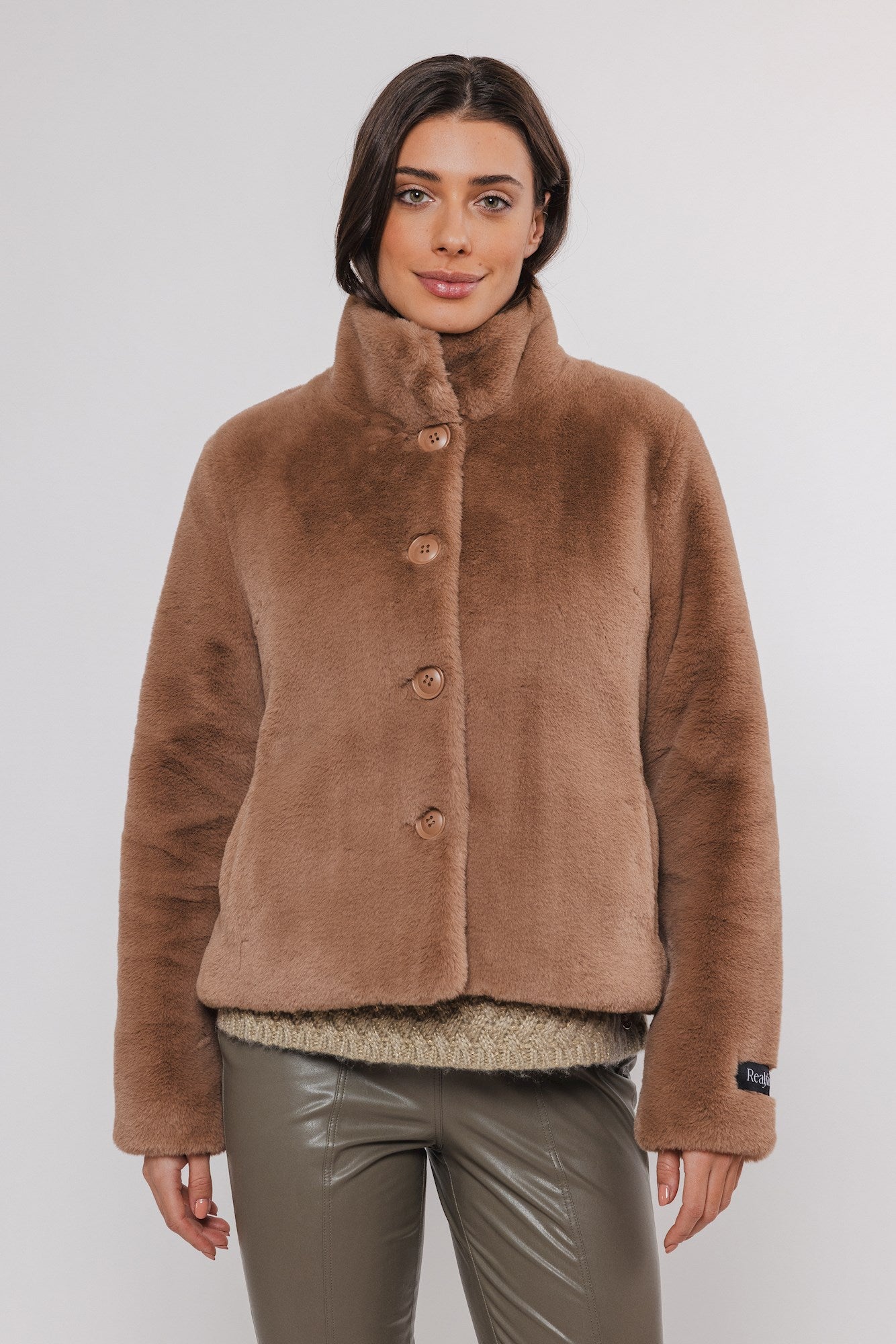 Vie.7002410/11 - Kort faux fur jasje