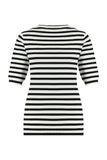 91510 - Luna stripe short slv pullover