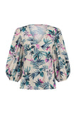 11091 - Nieve floral travel blousetop