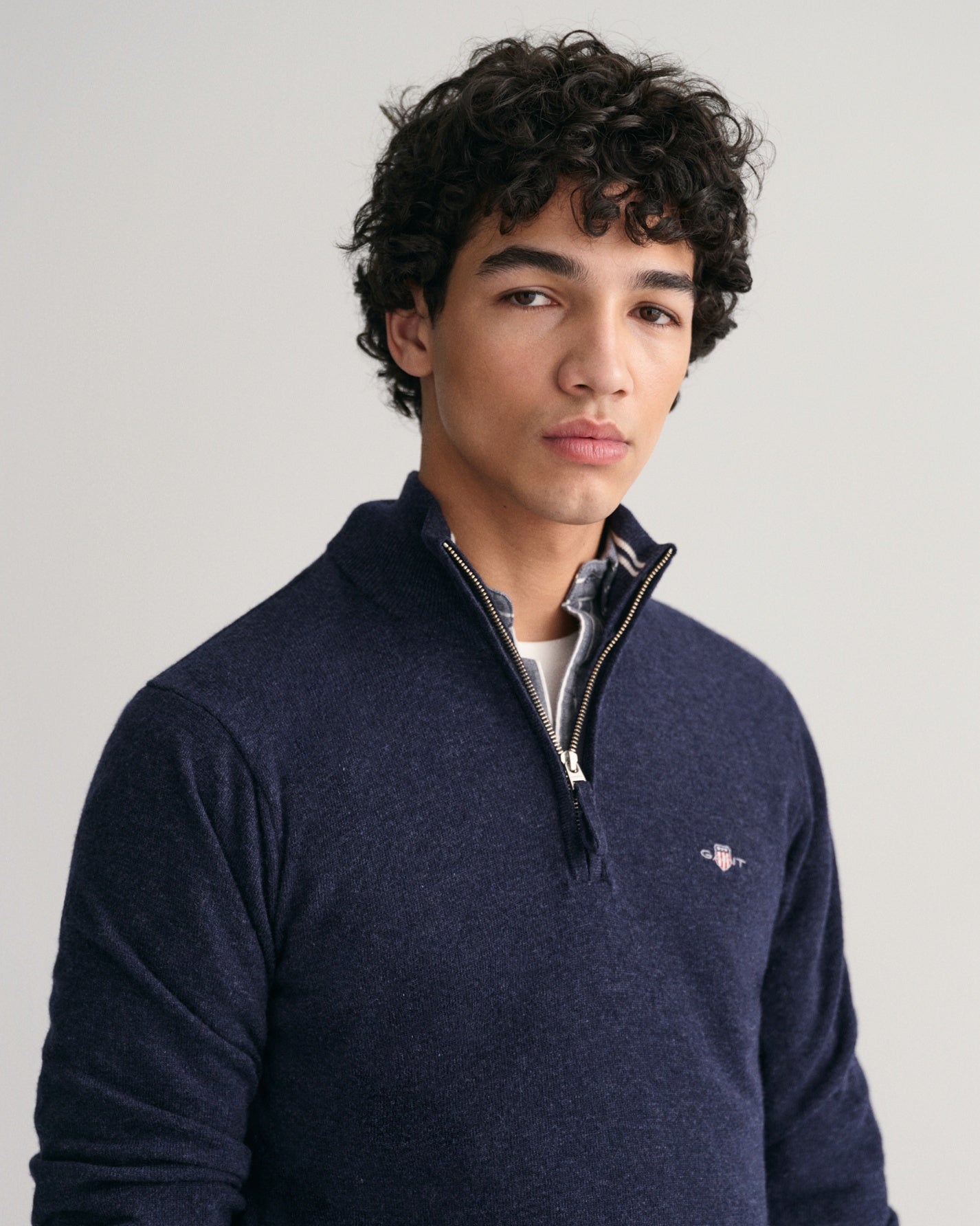 87213 - half zip lambswool