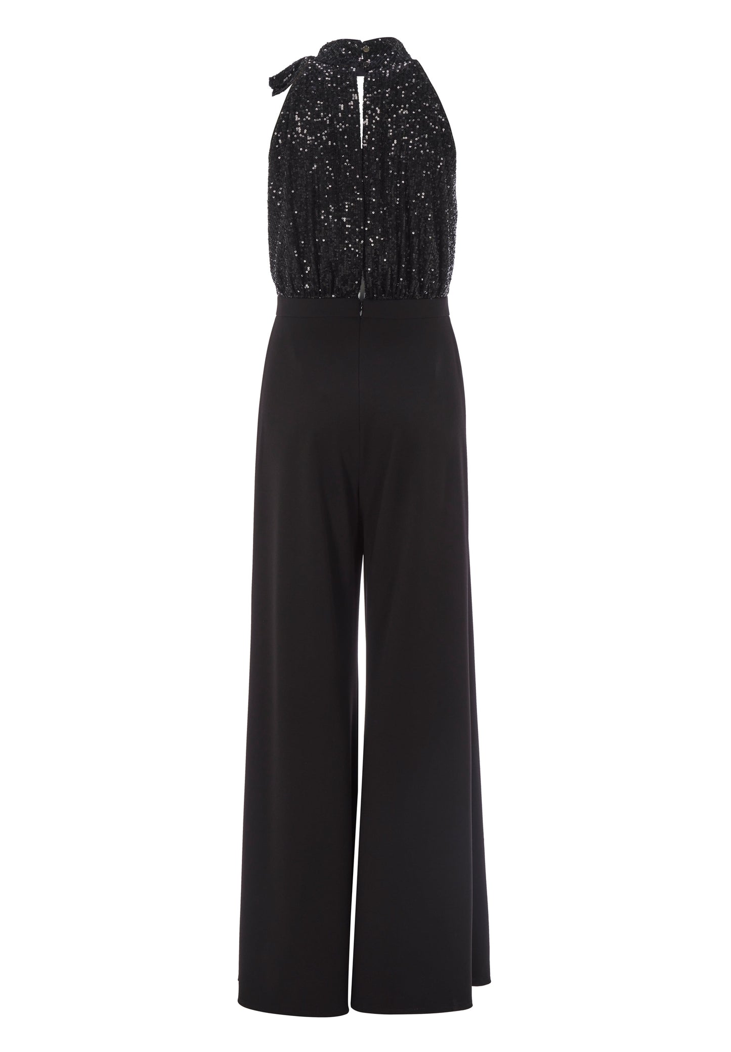 3AH039 - Mouwloze jumpsuit met pailetten top