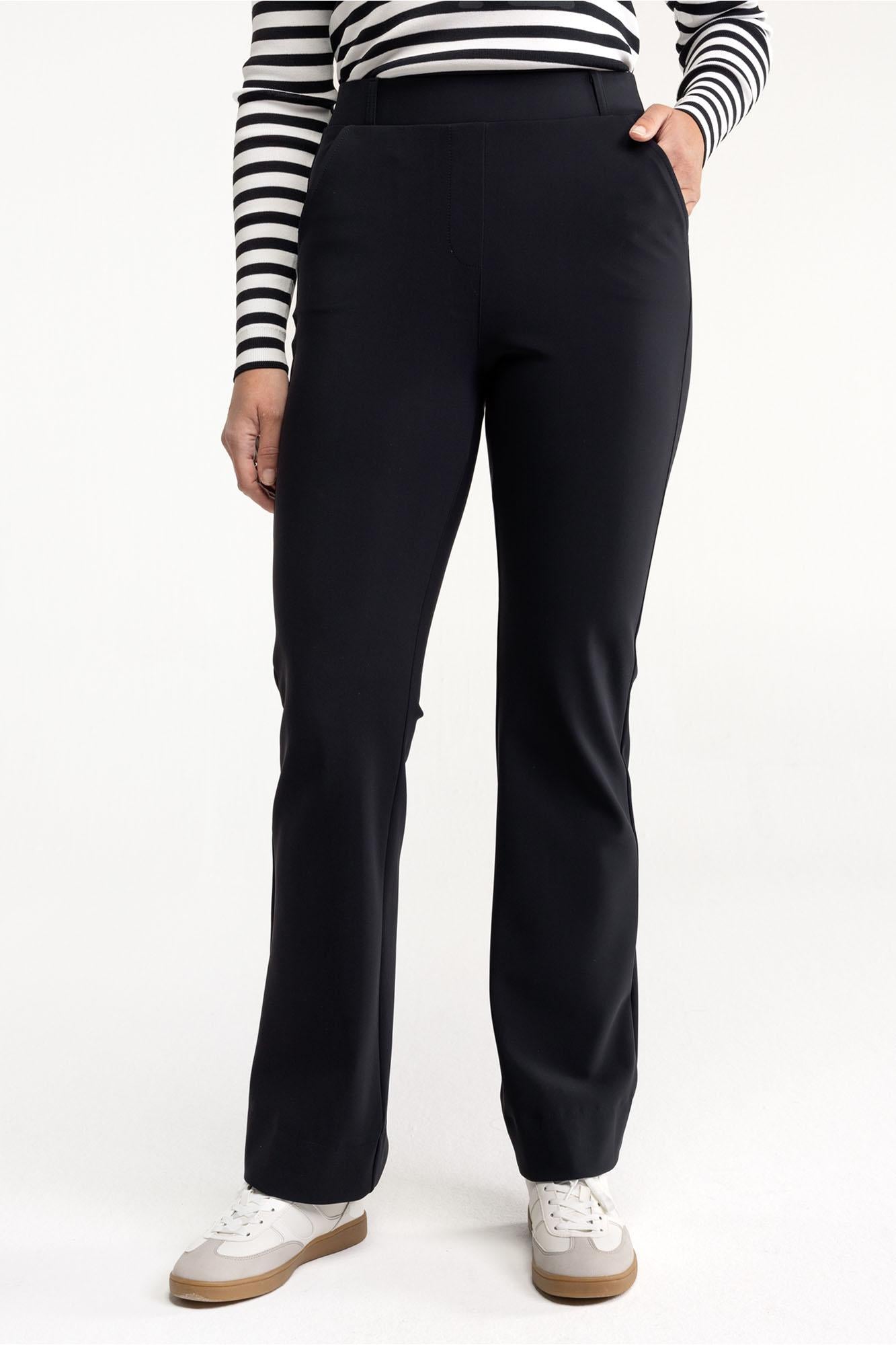 94800 - Flair bonded trousers met riemlusjes