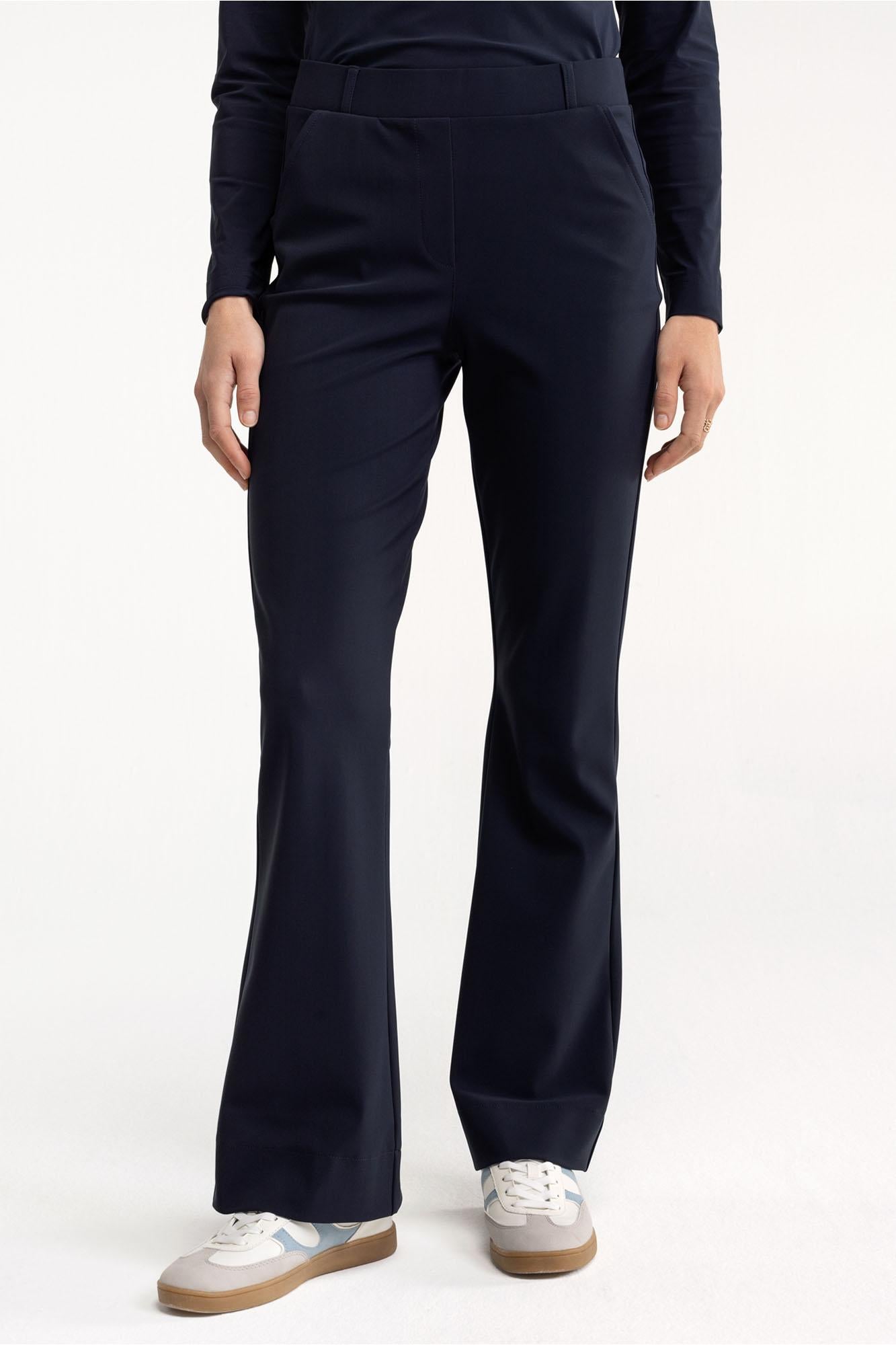 94800 - Flair bonded trousers met riemlusjes