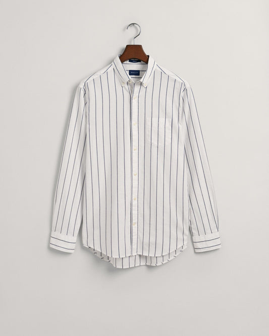 3230037 - REG OXFORD STRIPE SHIRT - katoenen shirt met lange