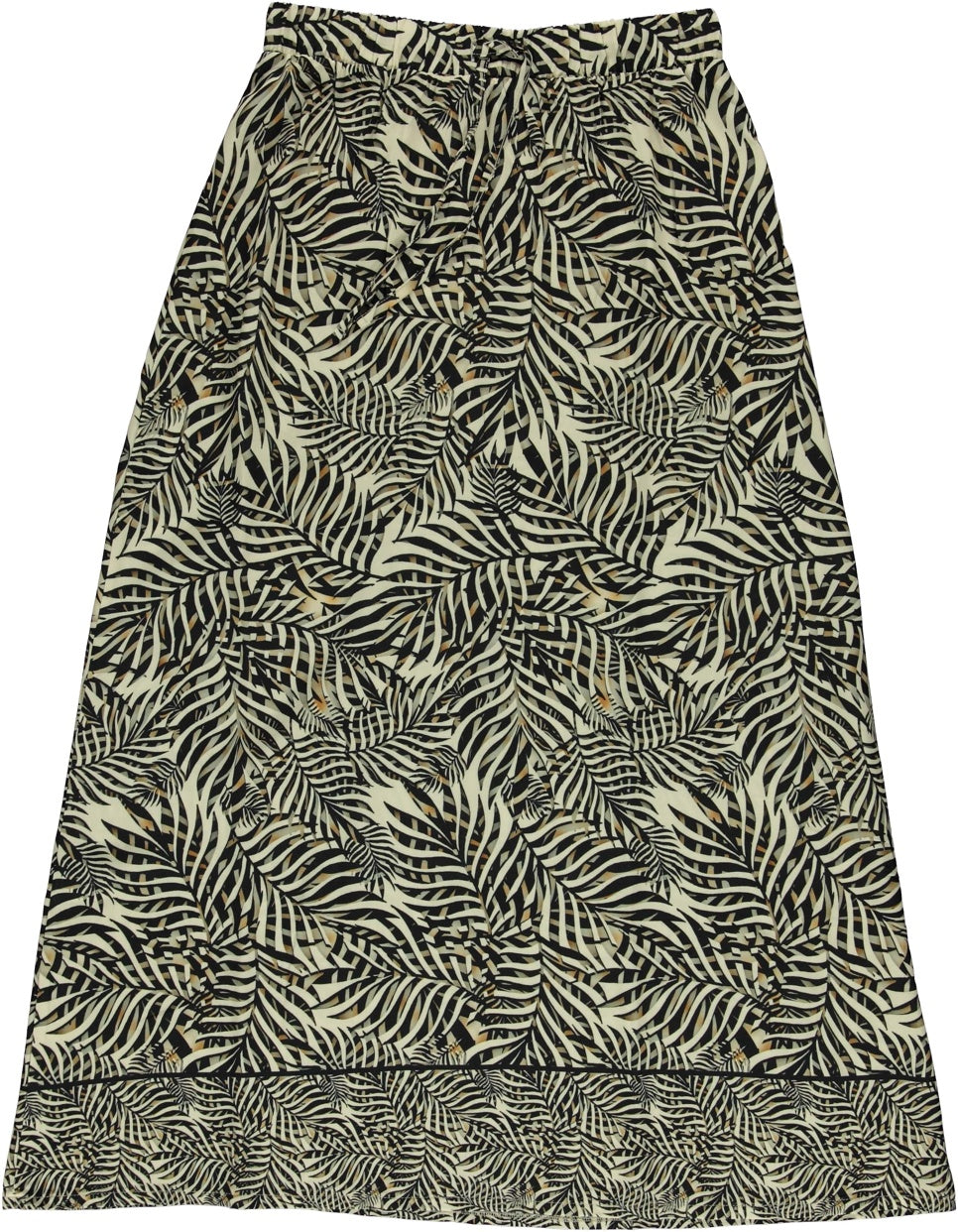 36331-60 - Midi rok met blad dessin